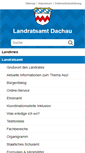 Mobile Screenshot of landratsamt-dachau.de